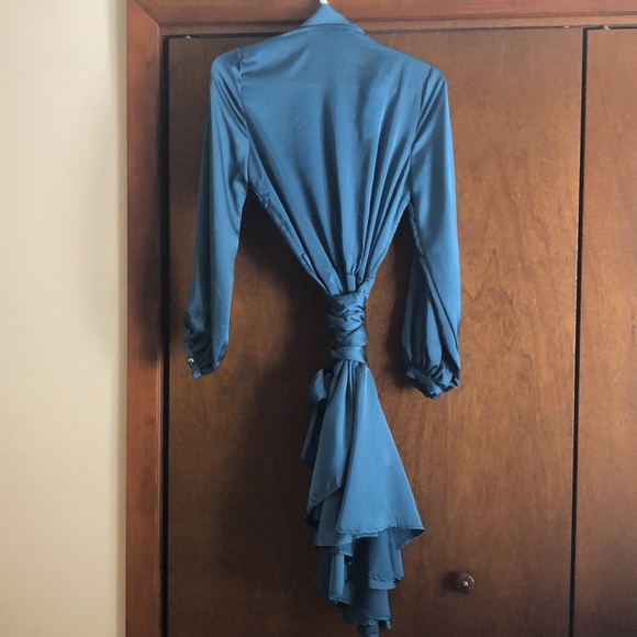 Nasty Gal Satin Dress - Picture 2 of 4